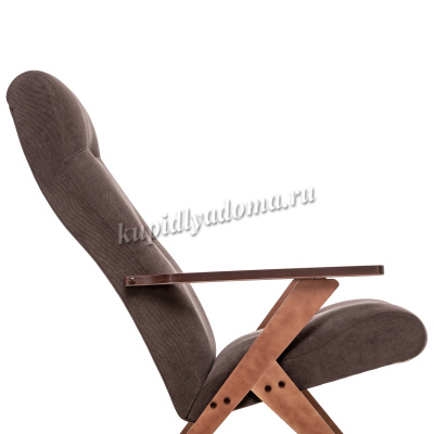 Кресло для отдыха Leset Tinto relax (Орех/Ткань бежевая Ophelia 1)