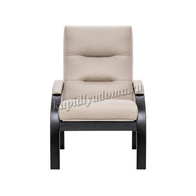 Кресло для отдыха Leset Лион (Венге/Ткань рогожка бежевый Малмо 05)